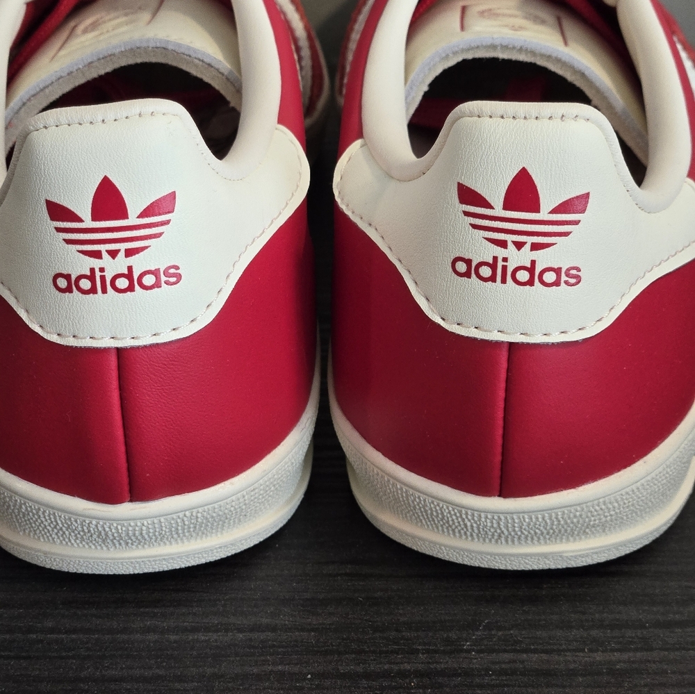 Adidas Gazelle Indoor Scarlet Red Cloud White Size 5/women 6.5 NEW - Picture 6 of 8